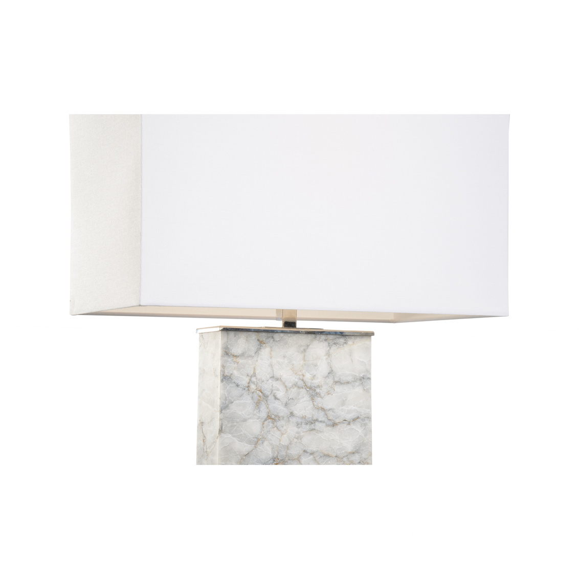 Wildwood - Whitman Lamp in Polished Nickel/Natural White, Iron