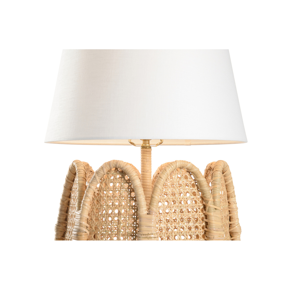 Wildwood - Cristobal Table Lamp in Natural/Gold, Rattan