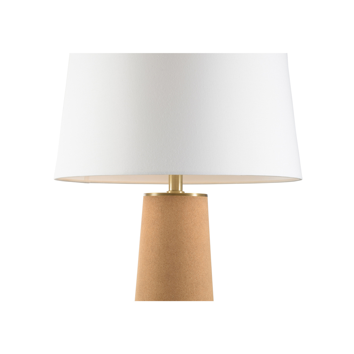 Wildwood - Beaujolais Lamp in Natural/Antique Brass, Cork