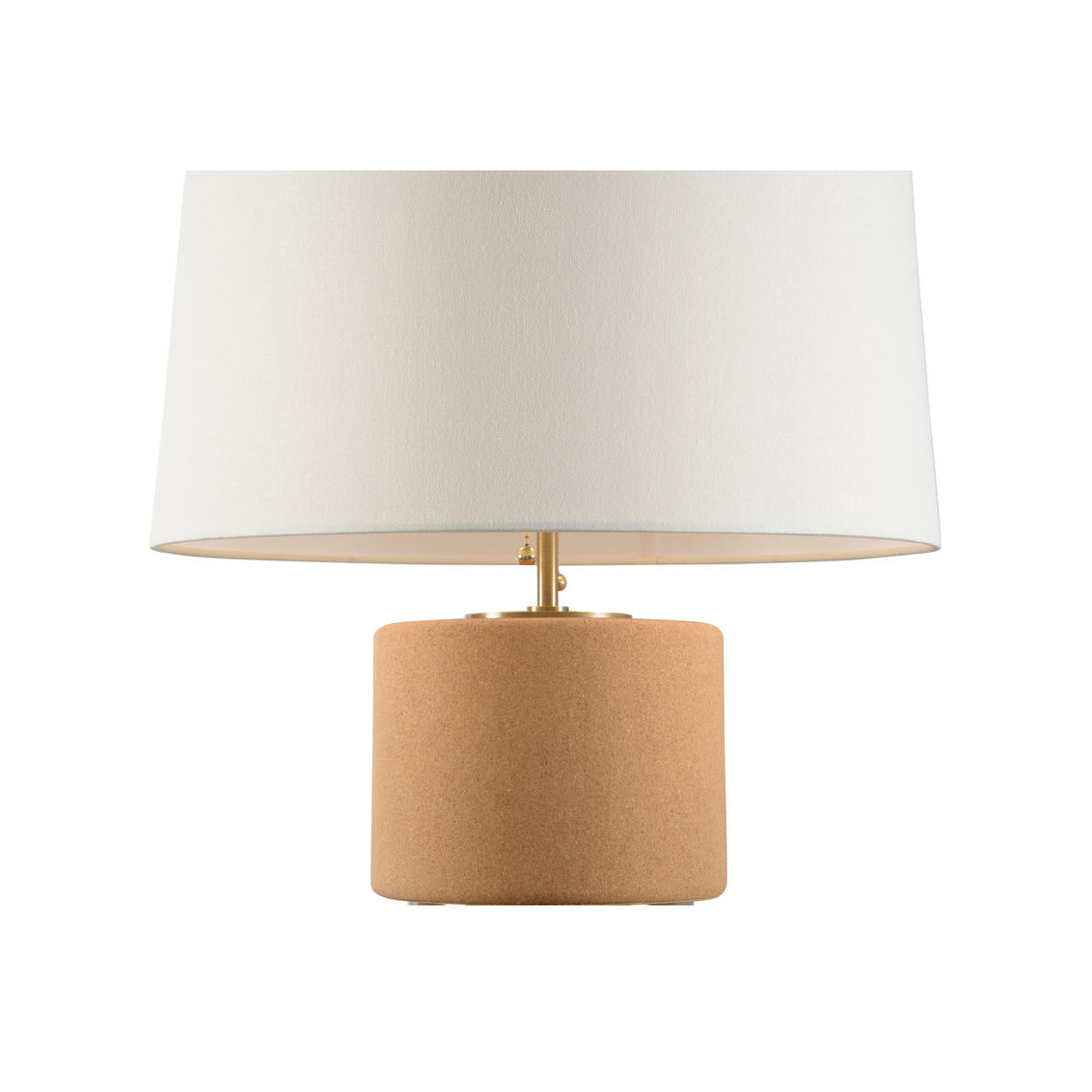 Wildwood - Corsica Lamp in Natural/Antique Brass, Cork