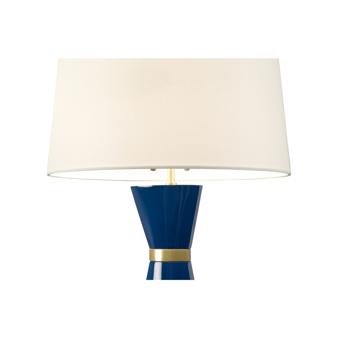 Wildwood Zuri Table Lamp - Blue/Antique Brass