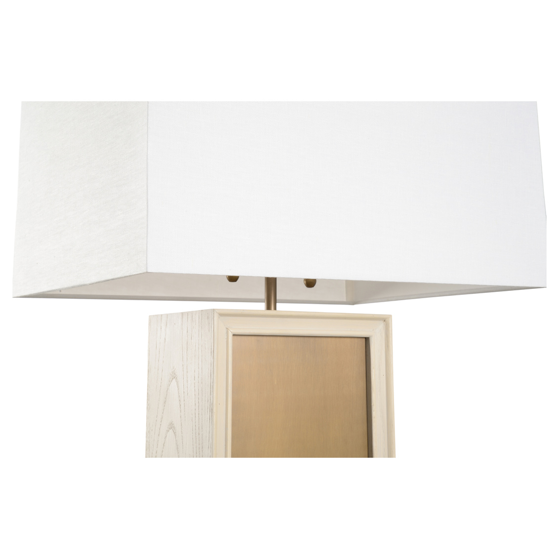 Wildwood - Caswell Table Lamp in Taupe/Antique Brass