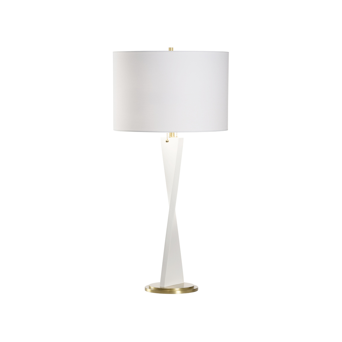 Wildwood - Elin Table Lamp in White/Antique Brass