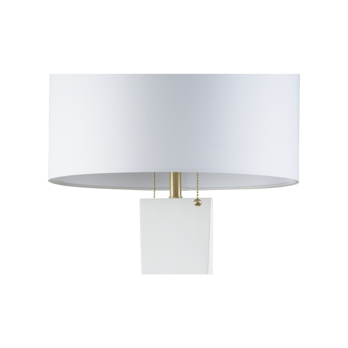 Wildwood - Elin Table Lamp in White/Antique Brass