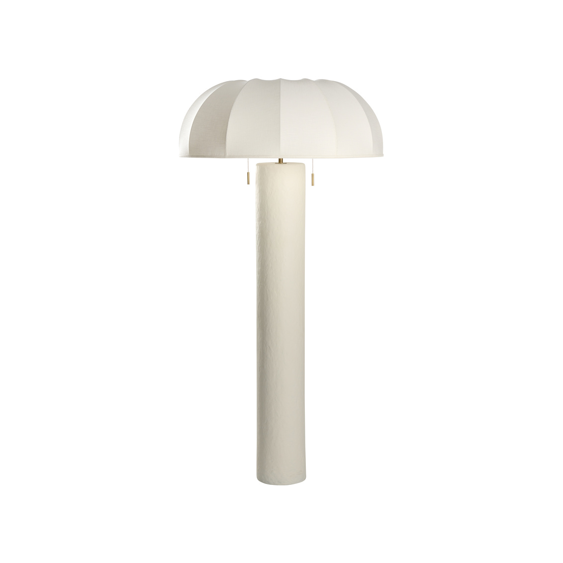 Wildwood - Perruche Floor Lamp in Textured Cream