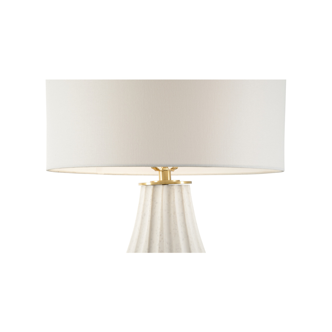 Wildwood - Blanche Table Lamp in Antique Brass/Natural White