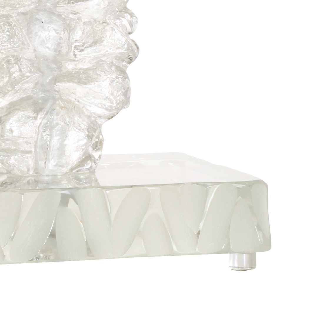 Wildwood - Iceberg Lamp in Clear/Frosted, Glass