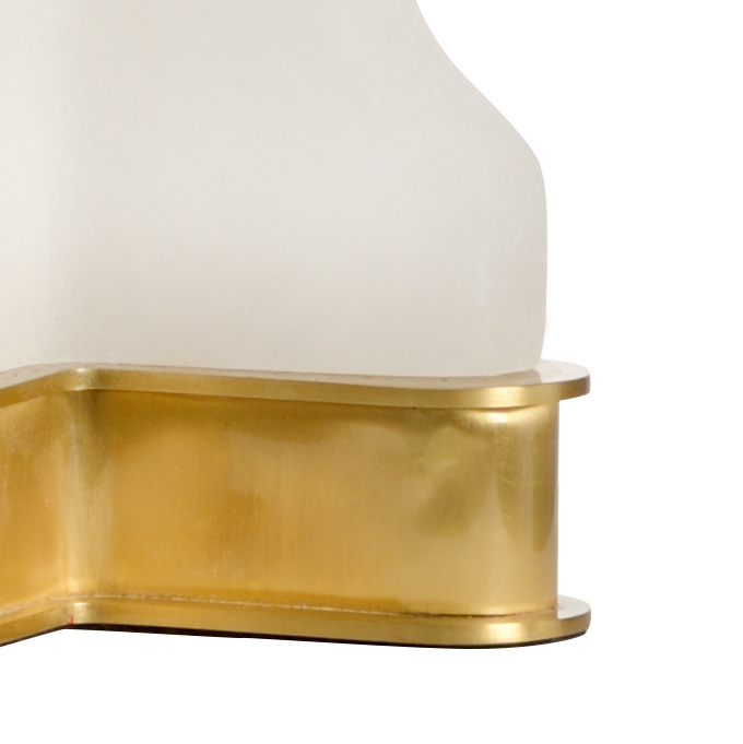 Wildwood - Lucas Lamp in Natural White, Alabaster