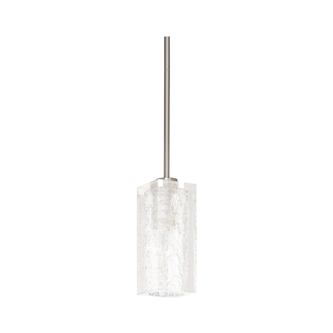 Wildwood - Lucallan Pendant in Satin Nickel/Textured, Iron