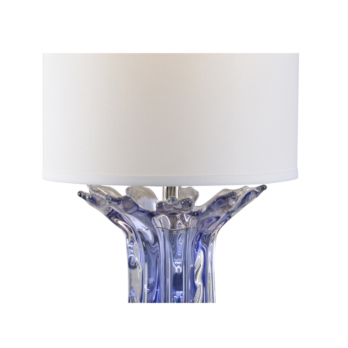 Wildwood - Purple Lady Lamp in Clear/Purple, Glass