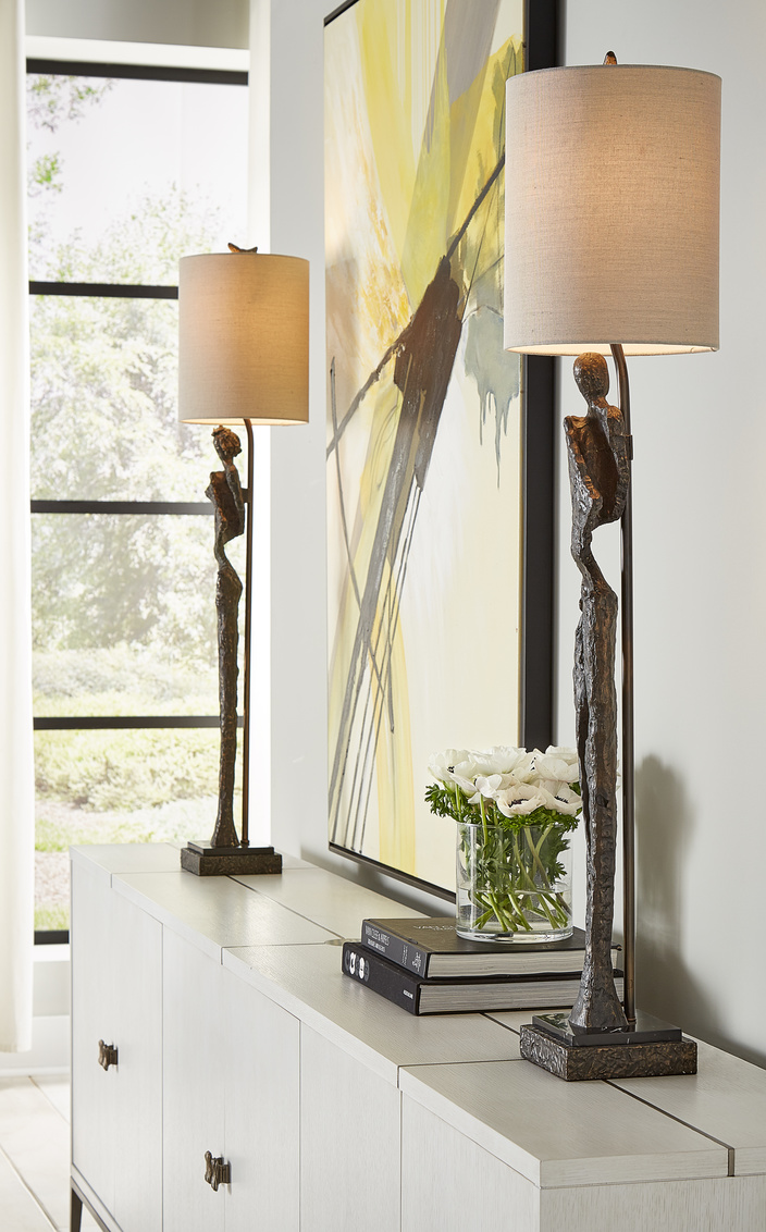 Wildwood - Gertrude Lamp in Dark Bronze, Composite