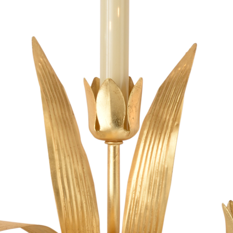 Wildwood - Mignon Sconce in Gold Leaf, Iron