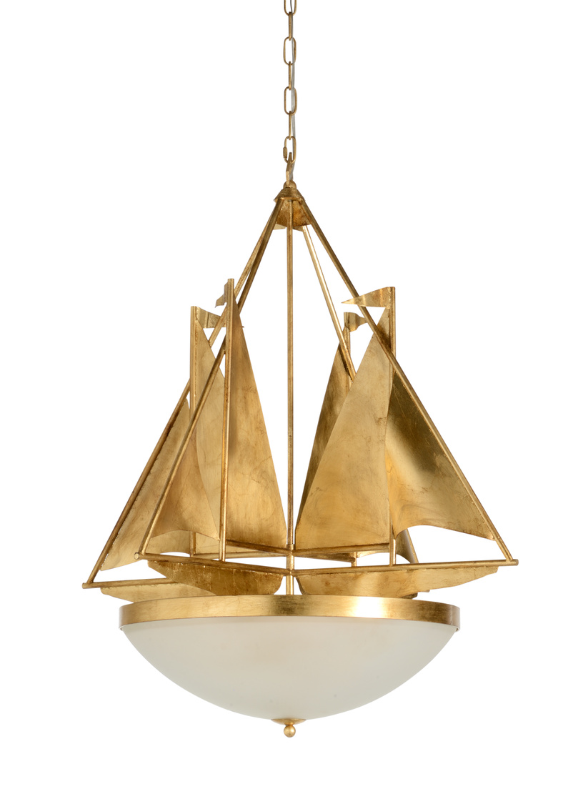 Wildwood Regatta Chandelier - Gold