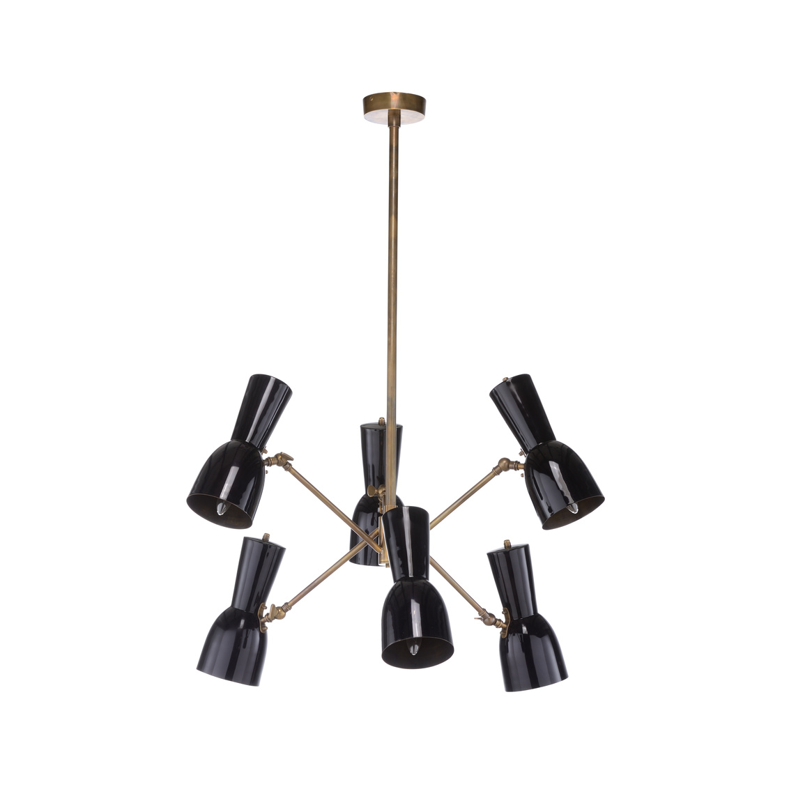 Whiteline Thayer Chandelier in Matte Black