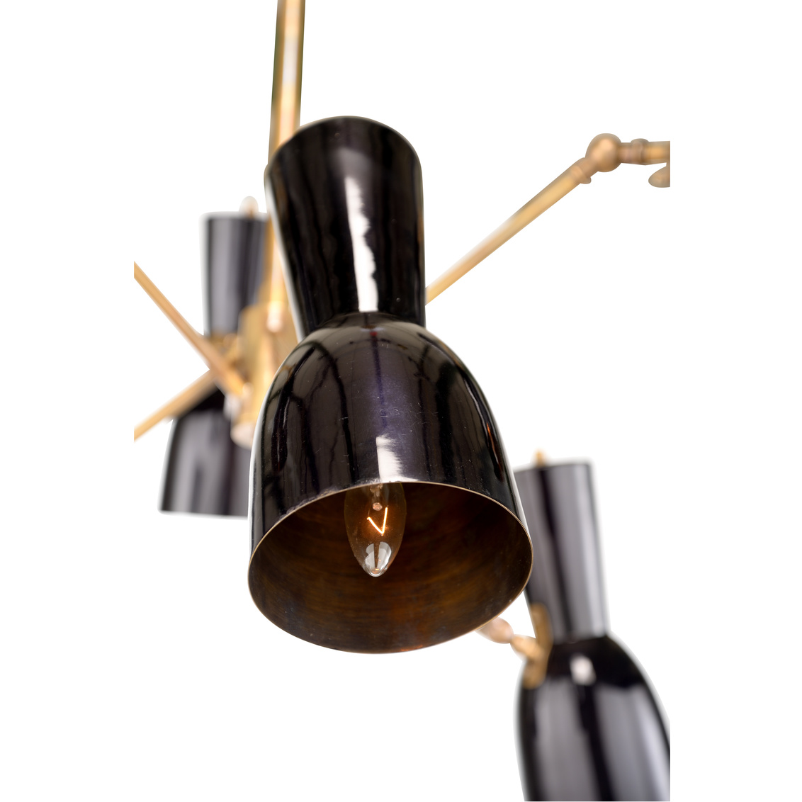 Whiteline Thayer Chandelier in Matte Black