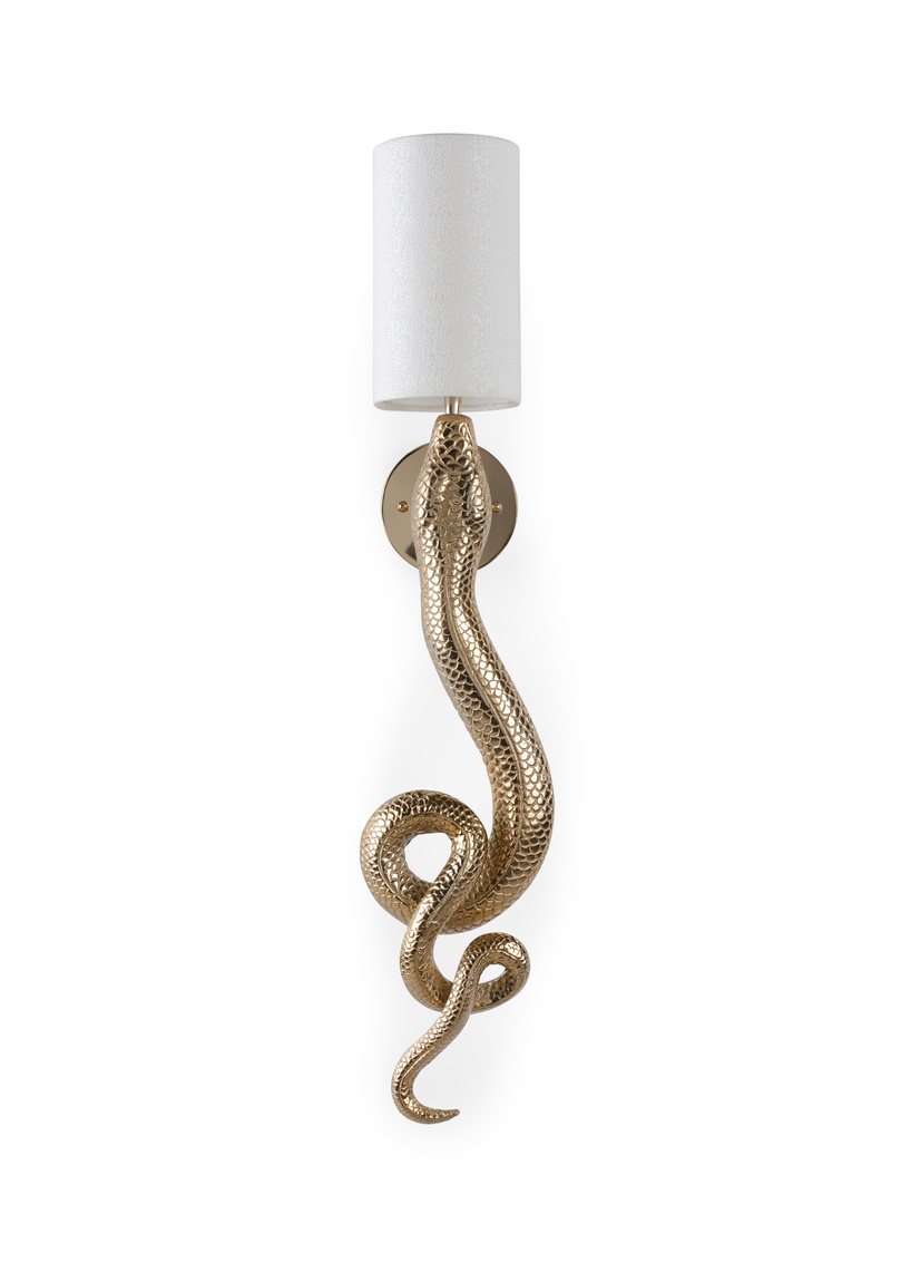 Wildwood Sapera Sconce - White/Brass