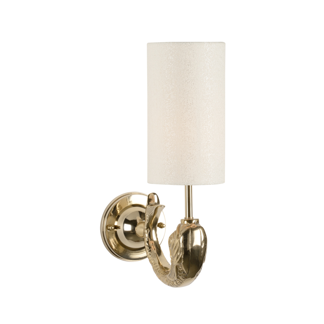 Wildwood - Dolphin Sconce in Gold