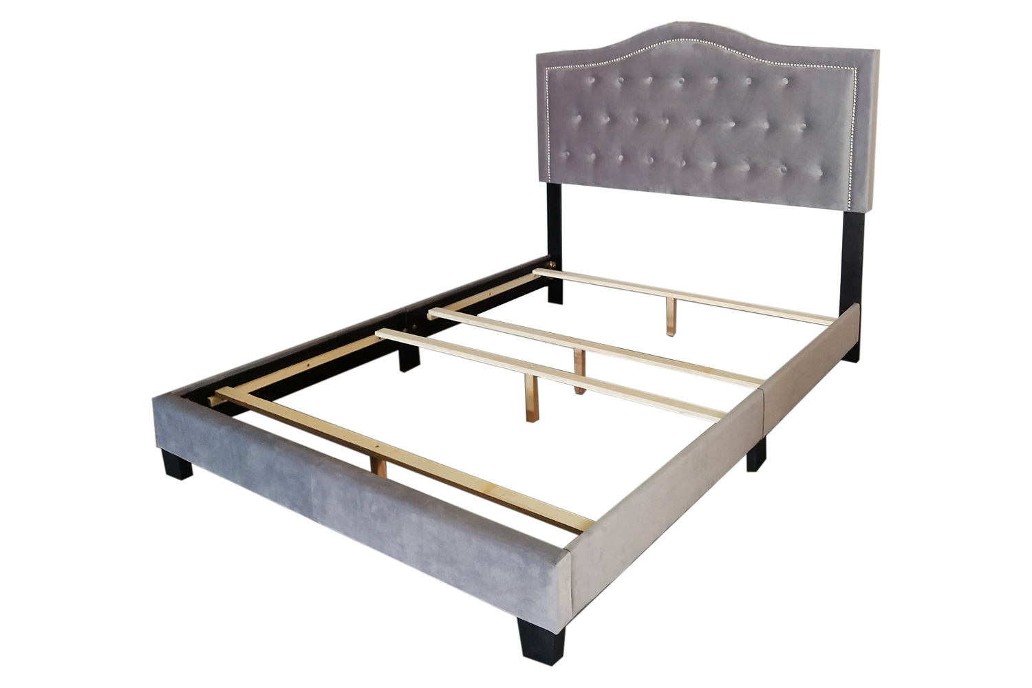 Worldwide™ Pixie 54" Double Bed - Light Gray