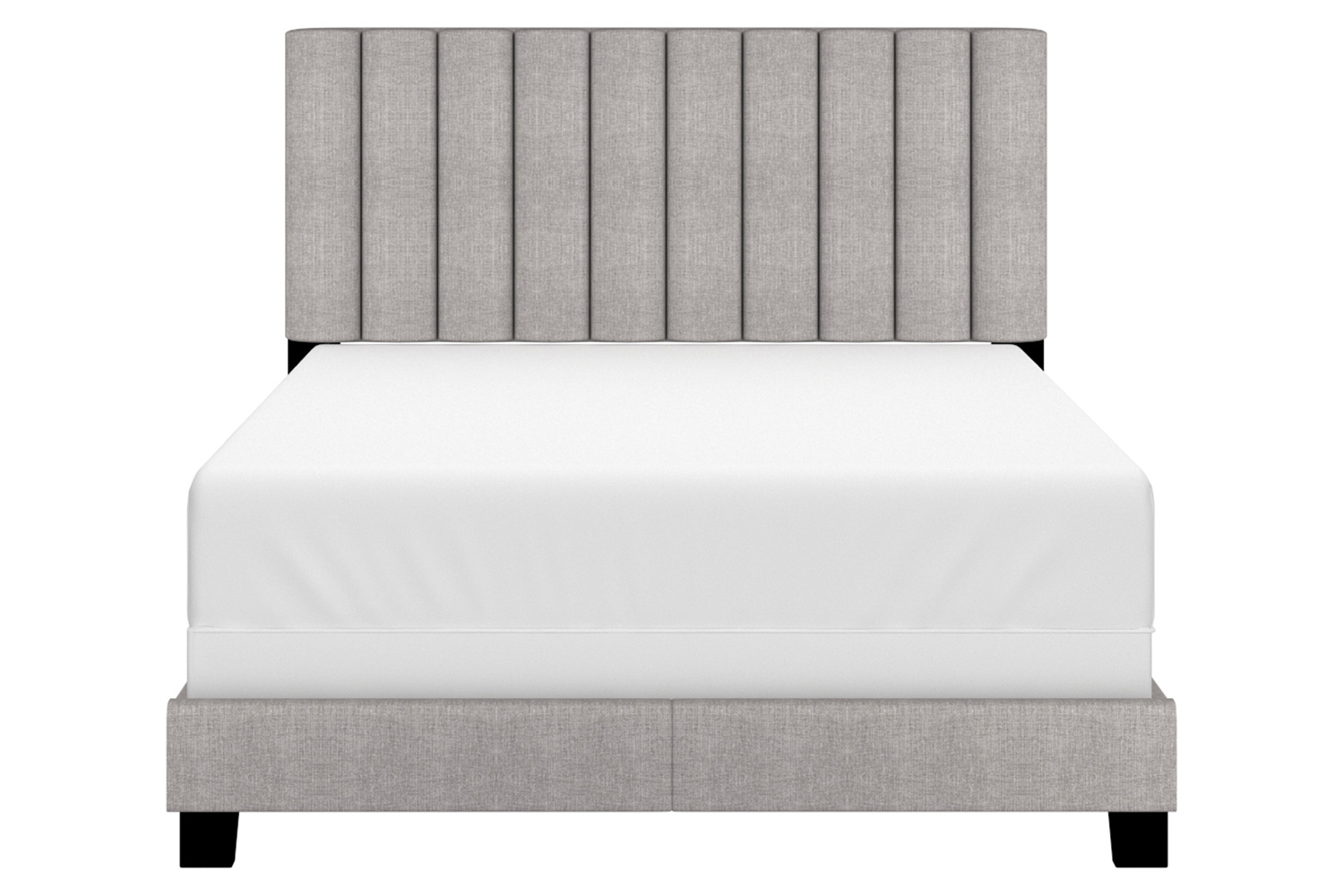 Worldwide Jedd 54" Double Bed - Light Gray