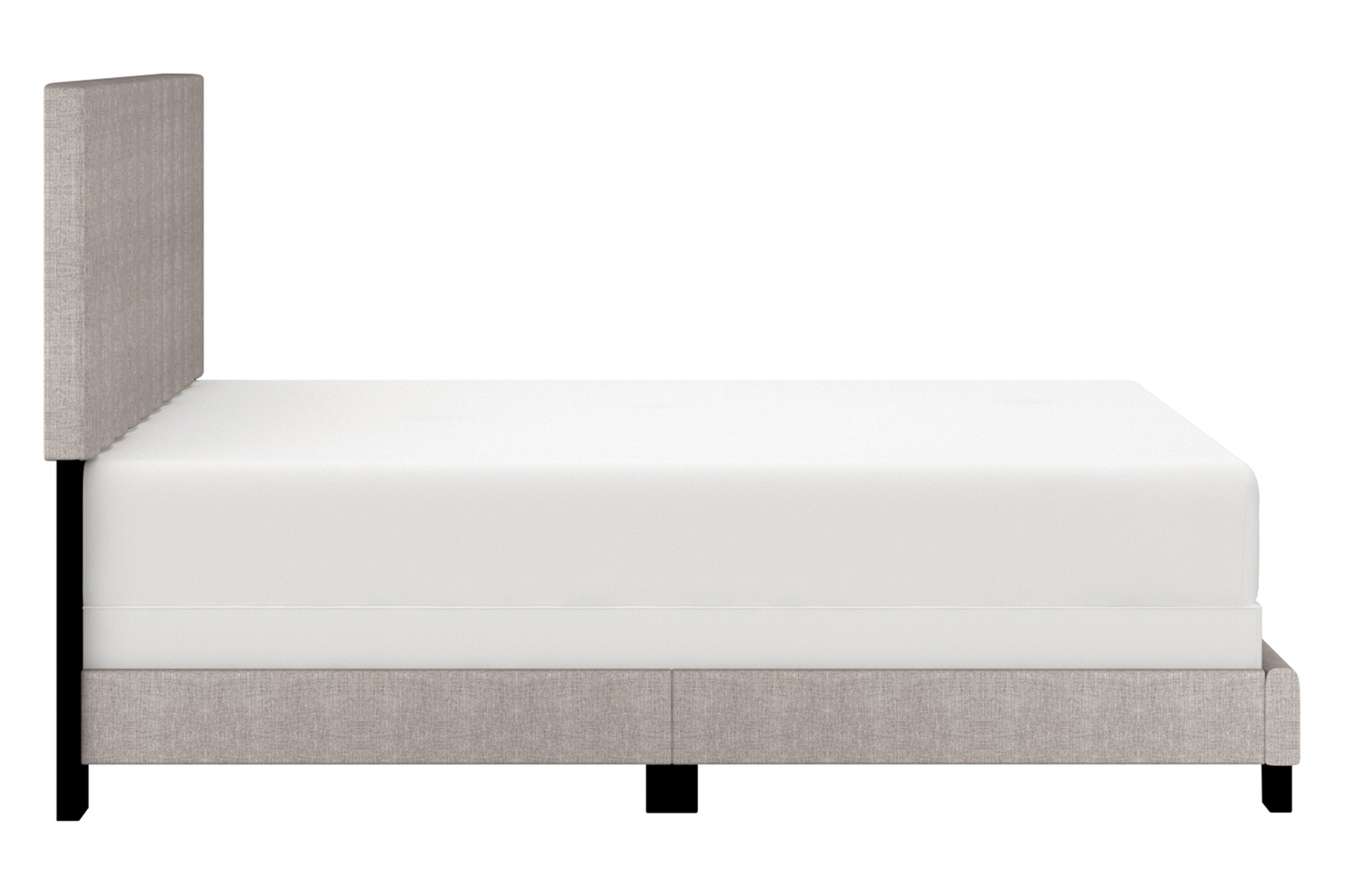 Worldwide Jedd 54" Double Bed - Light Gray