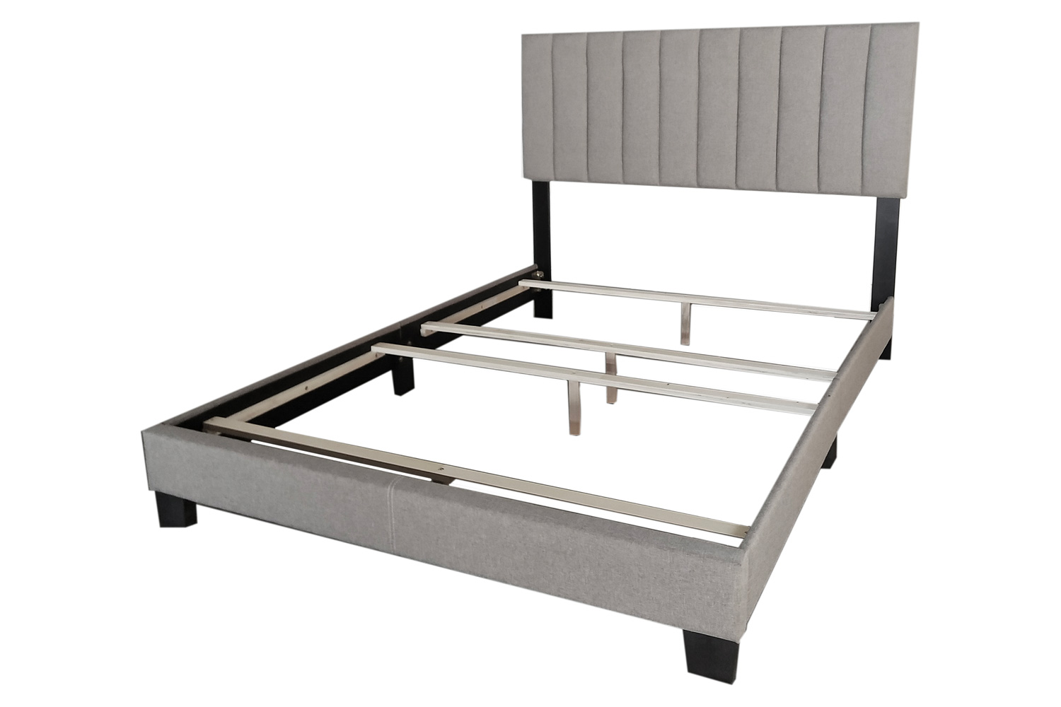 Worldwide Jedd 54" Double Bed - Light Gray