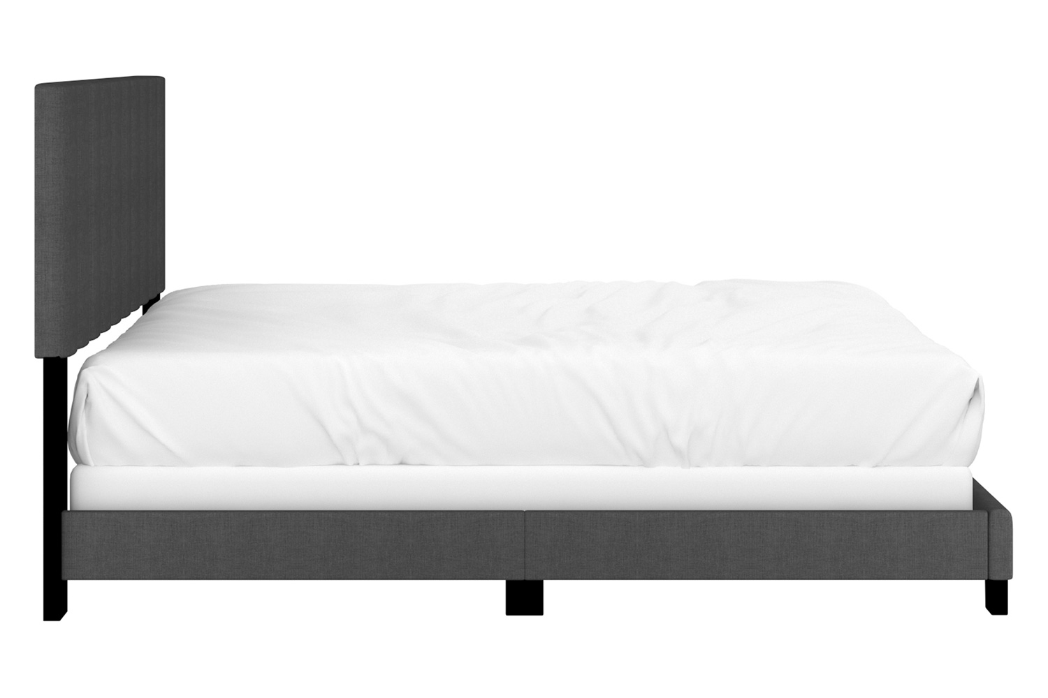 Worldwide Jedd 60" Queen Bed - Charcoal