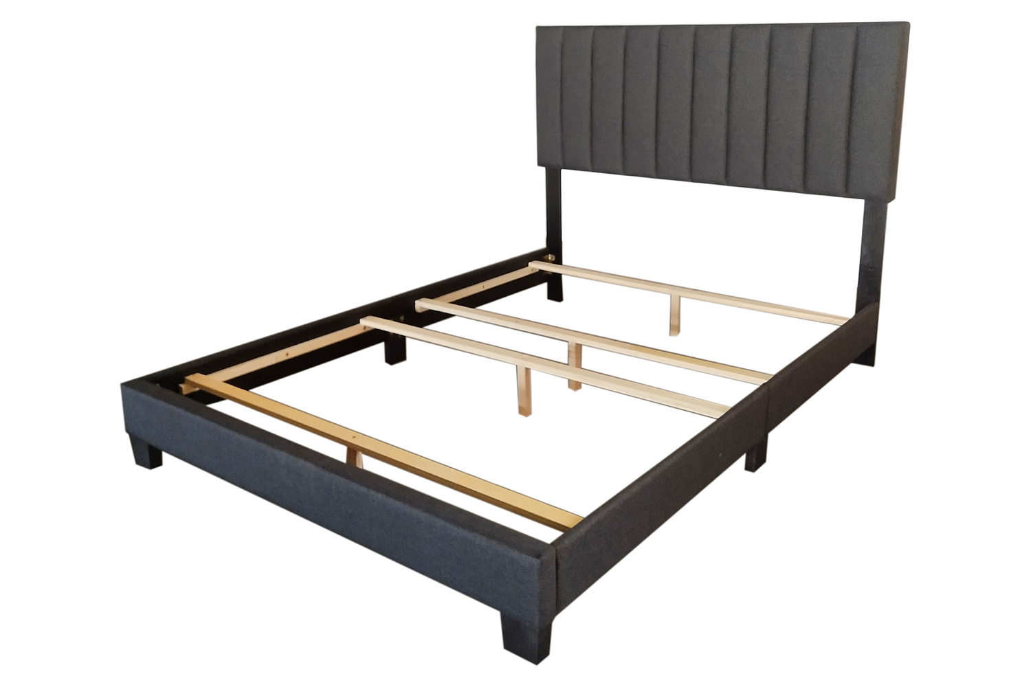 Worldwide Jedd 60" Queen Bed - Charcoal