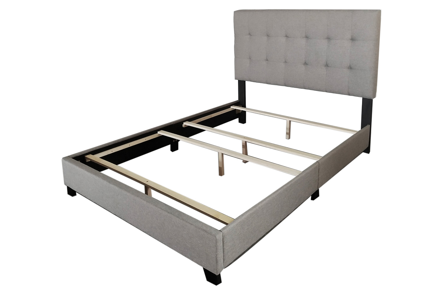 Worldwide Exton 54" Double Bed - Light Gray