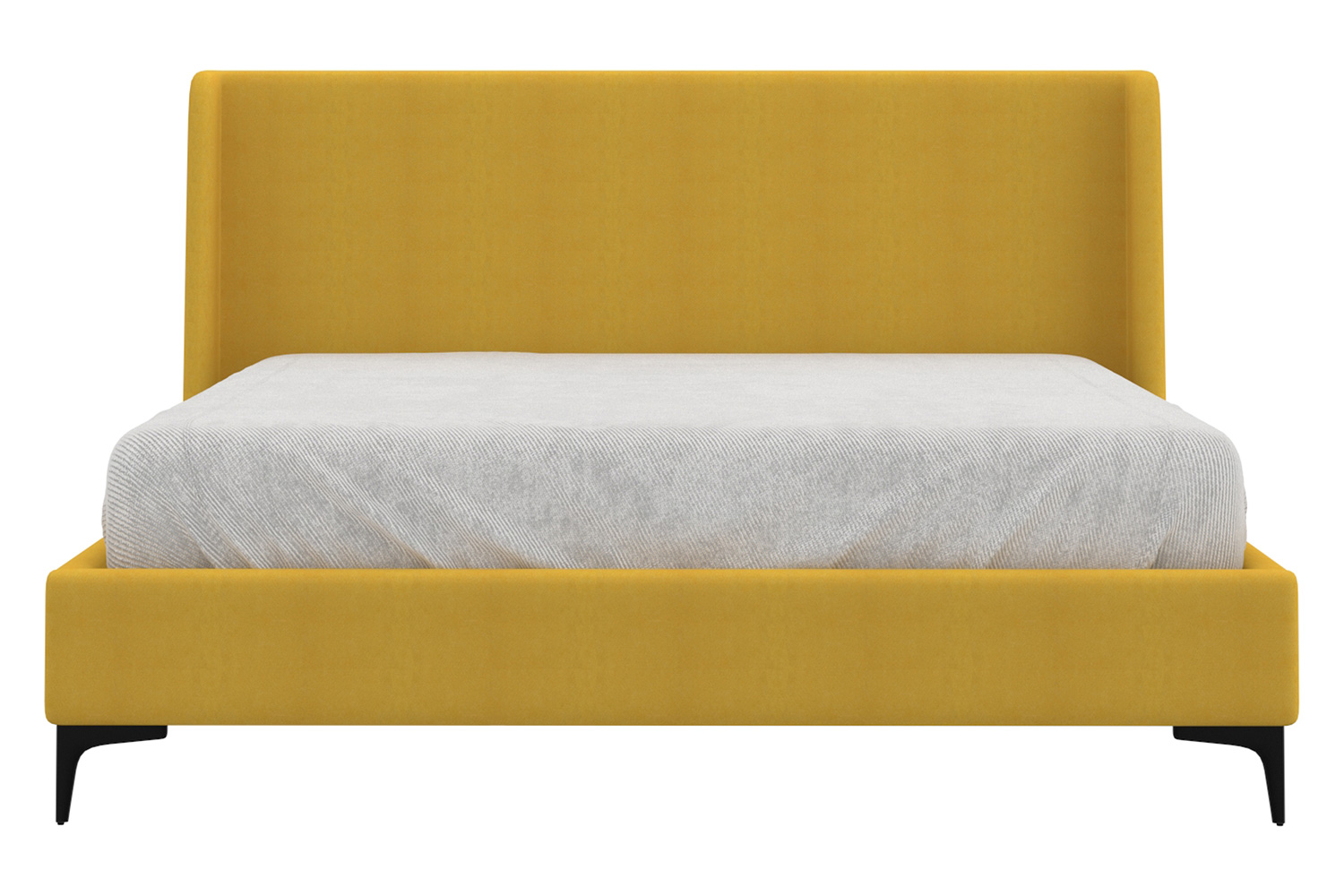 Worldwide Hamburg 60" Queen Bed - Mustard