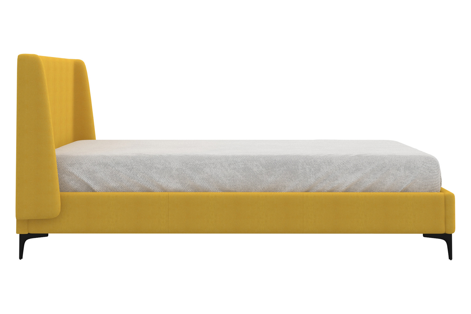 Worldwide Hamburg 60" Queen Bed - Mustard