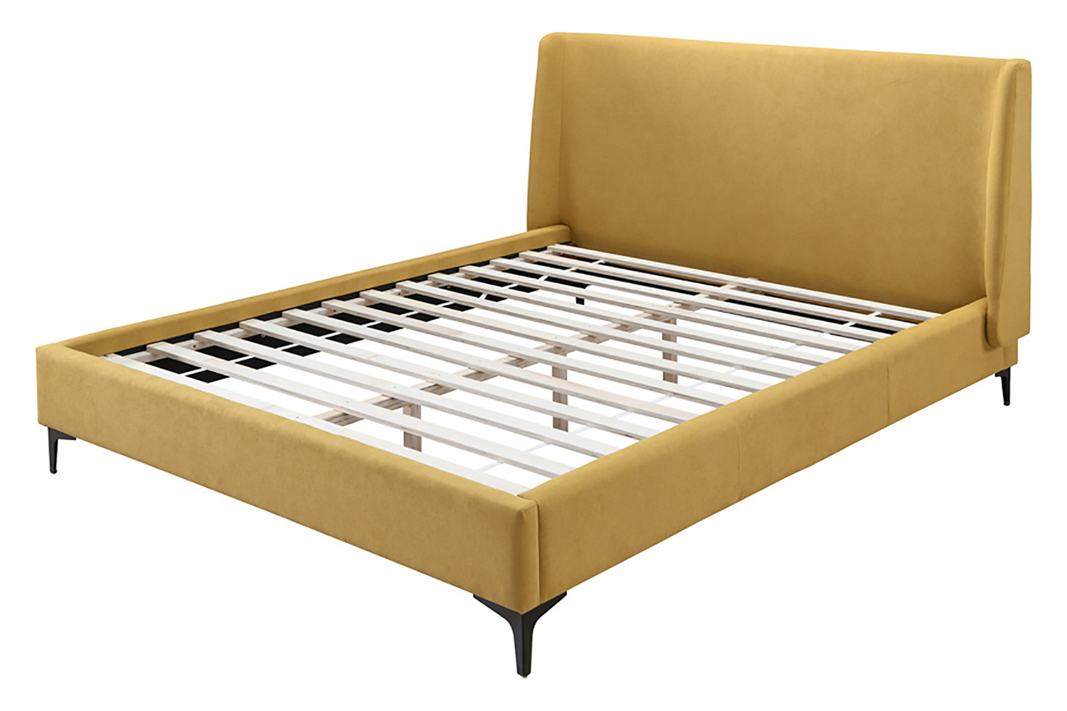 Worldwide Hamburg 60" Queen Bed - Mustard