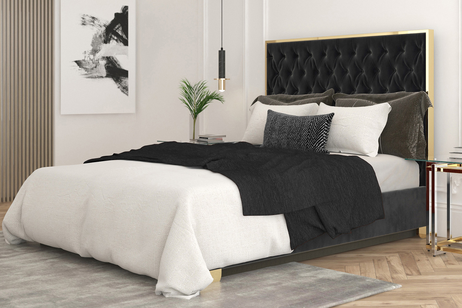 Worldwide - Lucille 60" Queen Bed