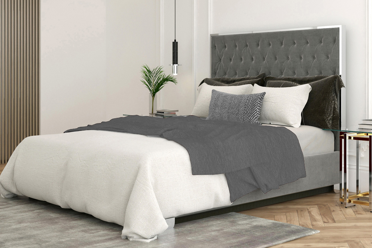 Worldwide - Lucille 60" Queen Bed