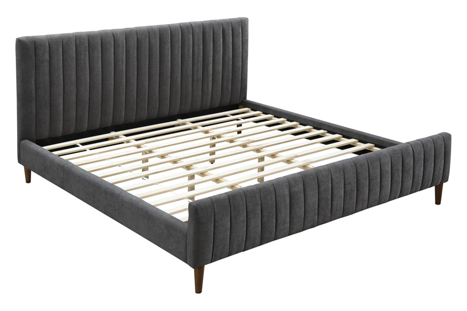 Worldwide Hannah 78" King Bed - Charcoal