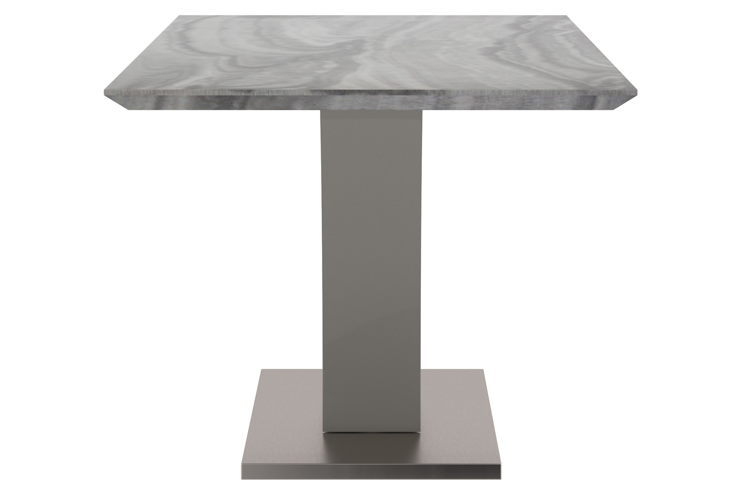 Worldwide - Napoli Rectangular Dining Table in Light Gray