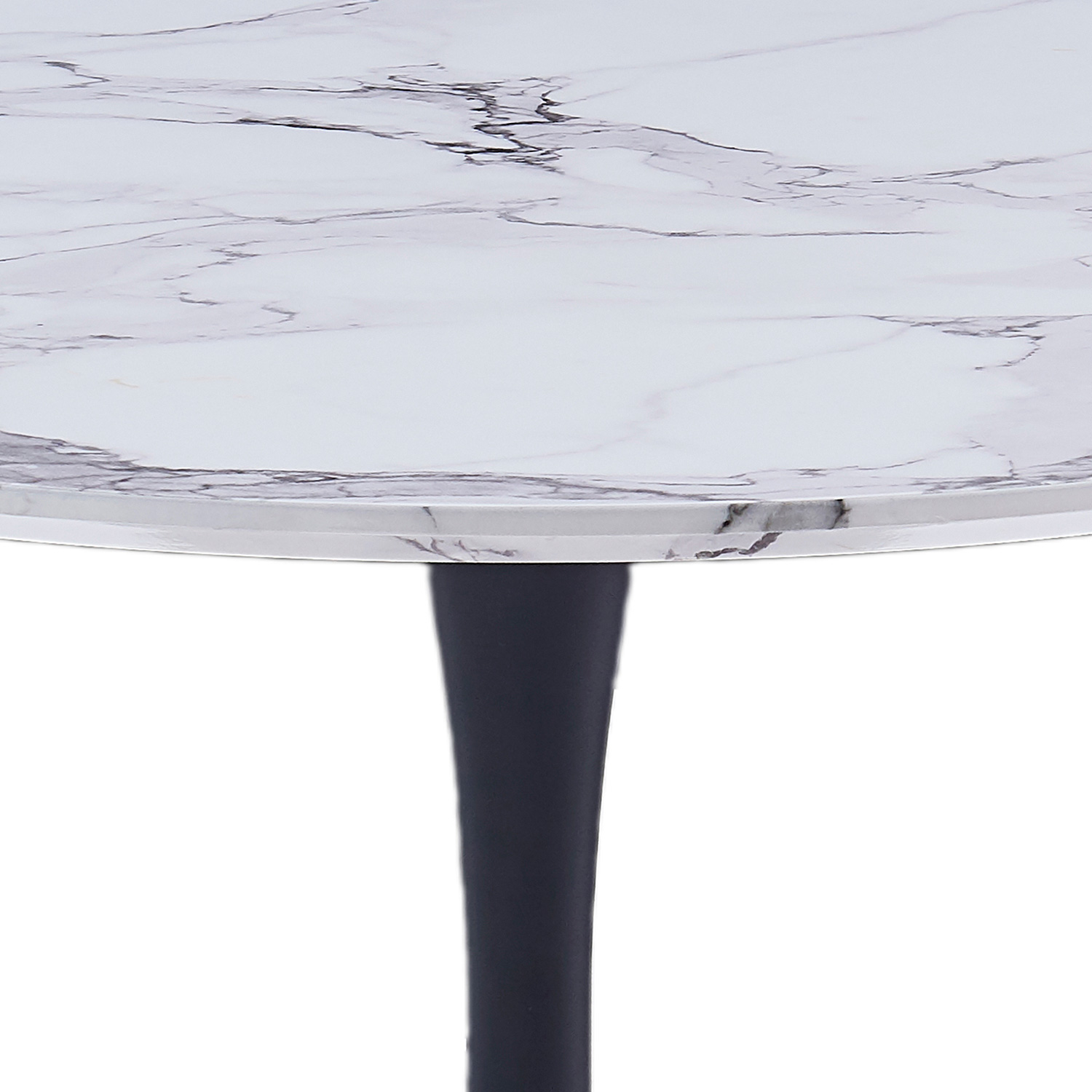 Worldwide - Zilo 40" Round Pedestal Dining Table