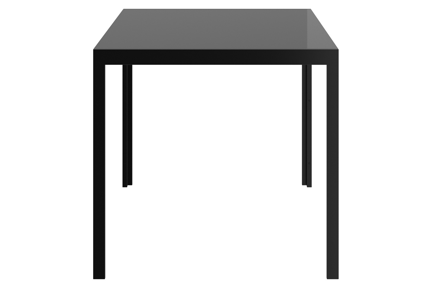 Worldwide - Contra Rectangular Dining Table in Black