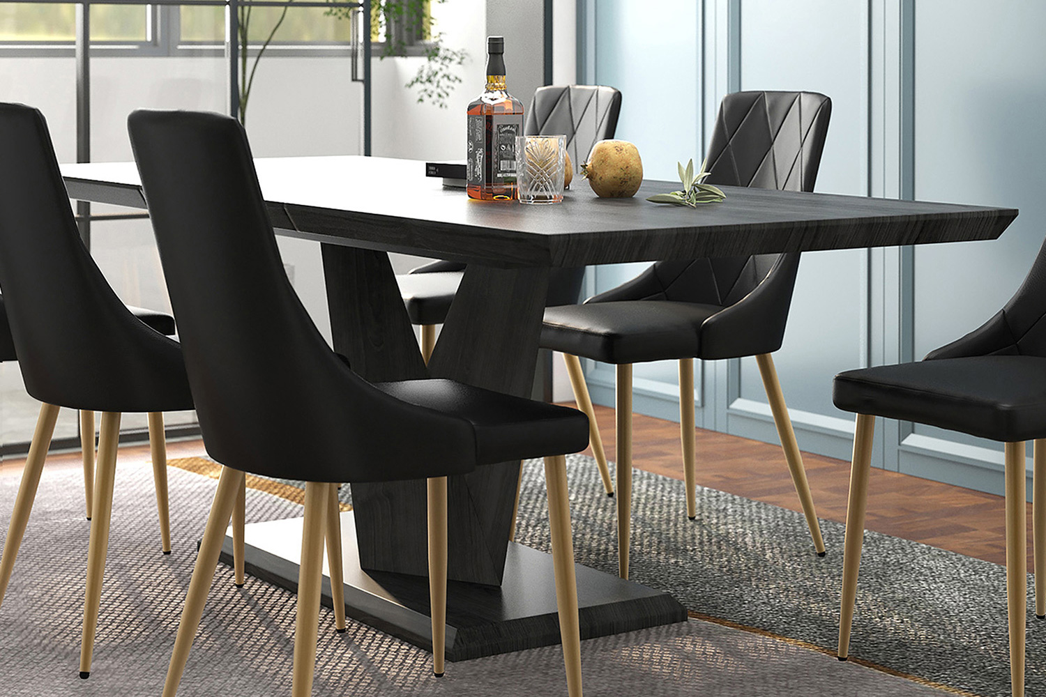 Worldwide - Eclipse Dining Table with Extension