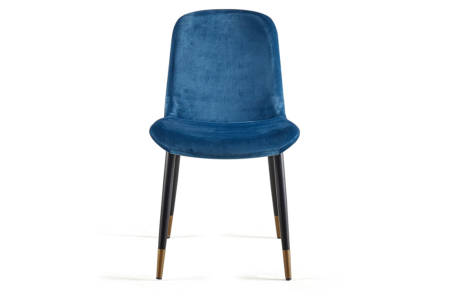 Worldwide Gabi Side Chair Set of 2 - Blue/Black