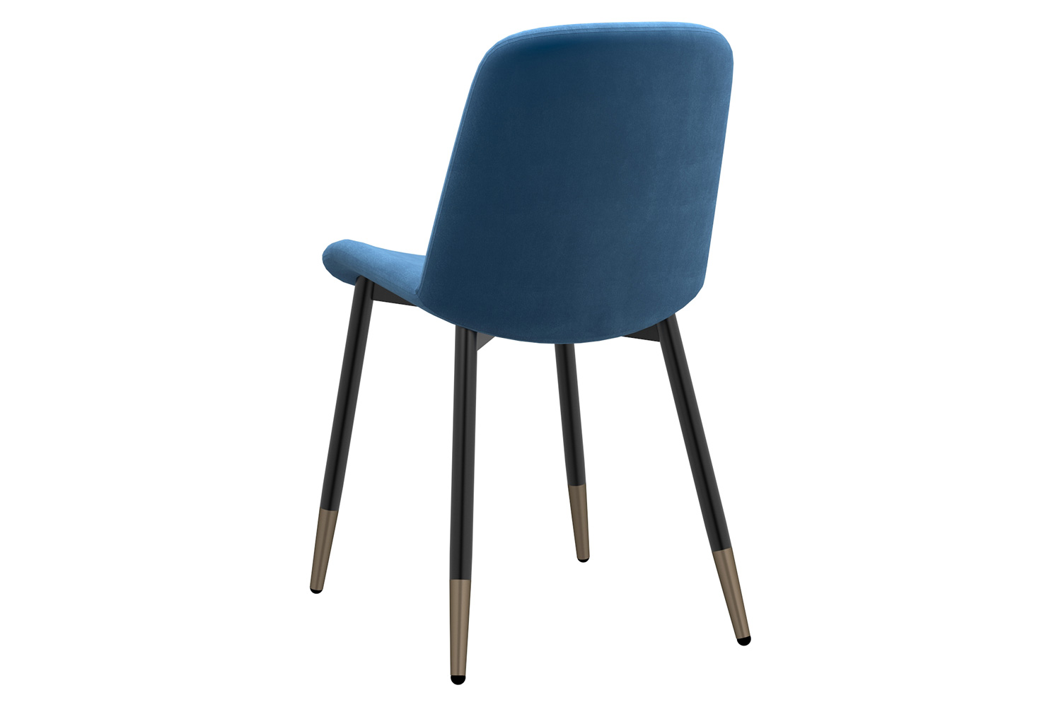 Worldwide Gabi Side Chair Set of 2 - Blue/Black