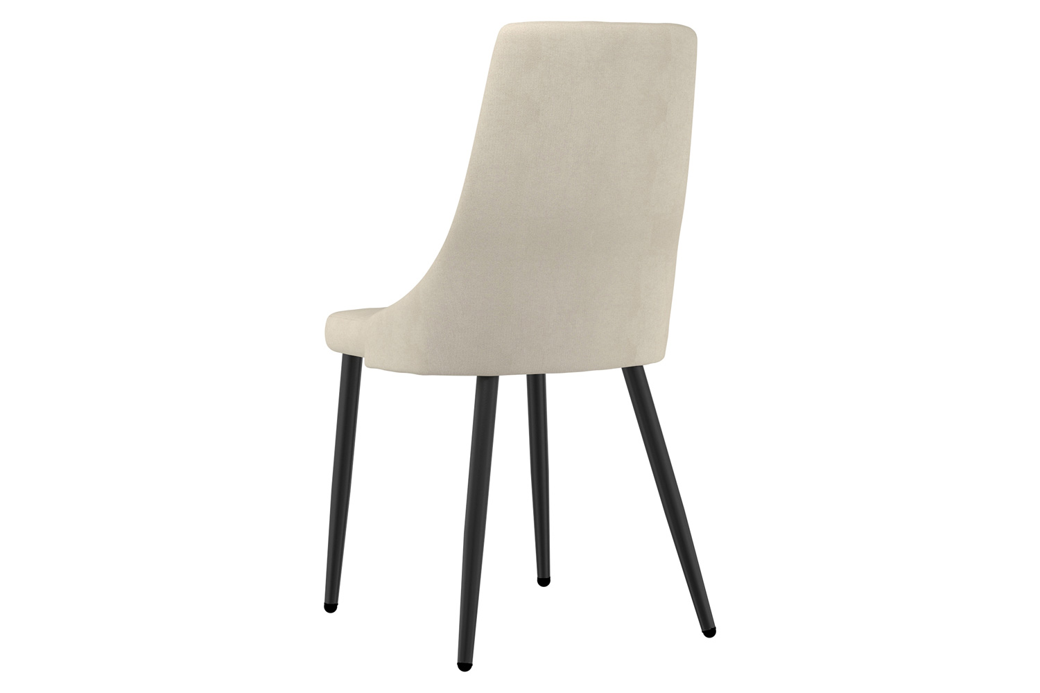 Worldwide Venice Side Chair Set of 2 - Beige/Black