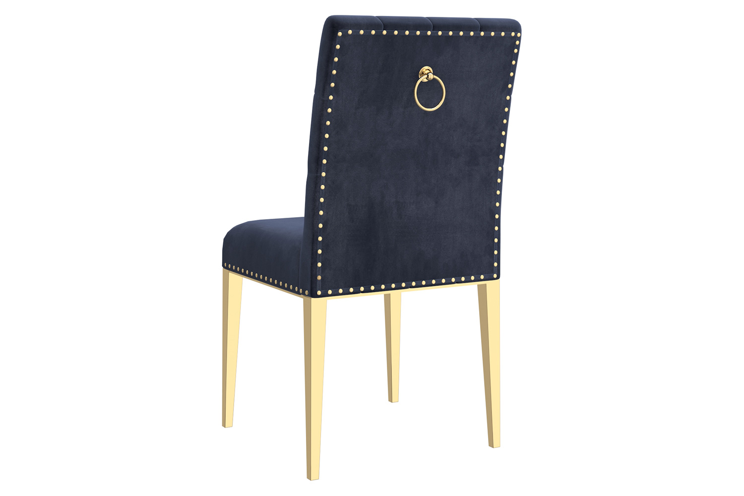 Worldwide Azul Side Chair Set of 2 - Black/Gold