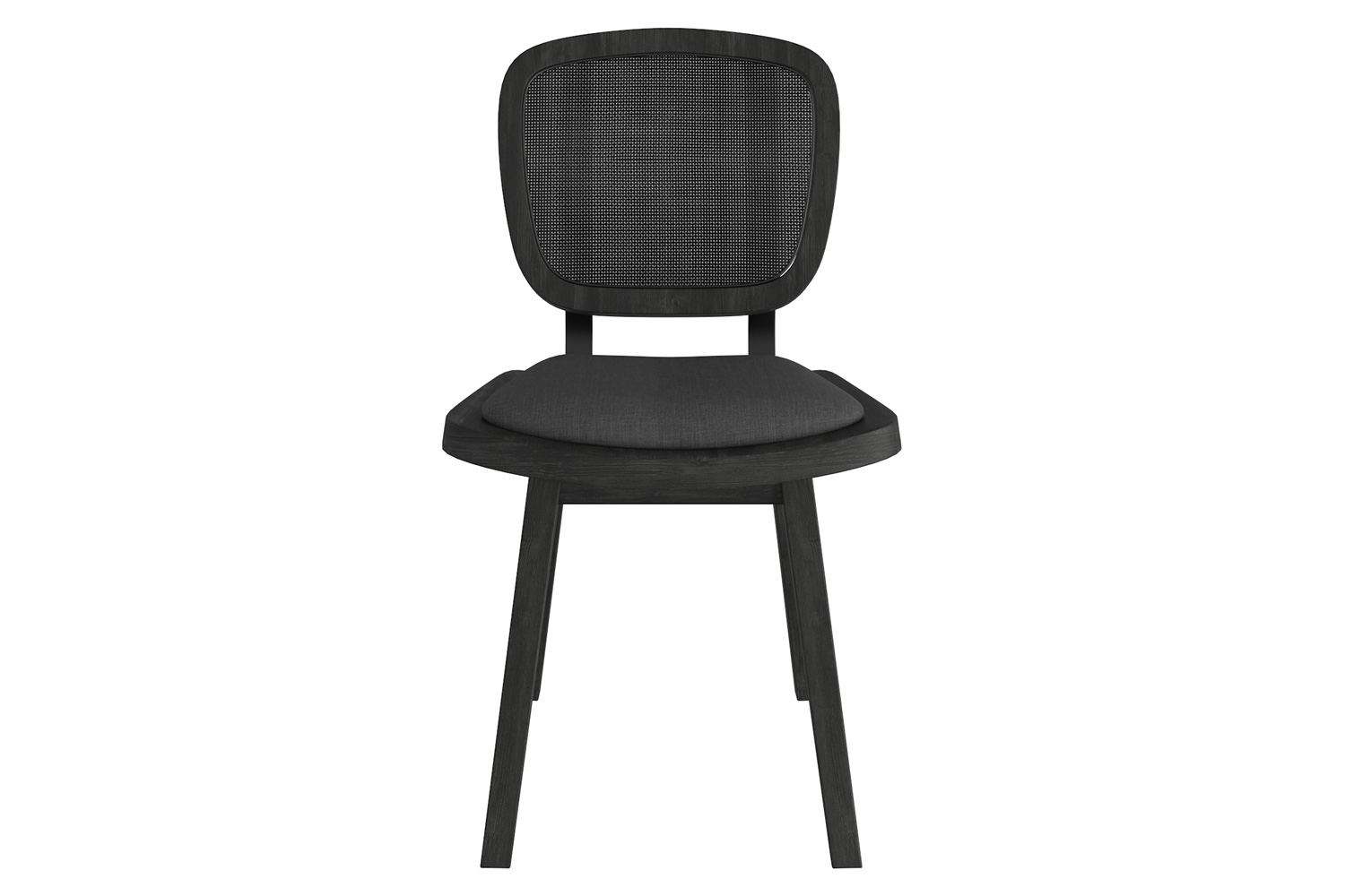 Worldwide Aster Side Chair Set of 2 - Charcoal