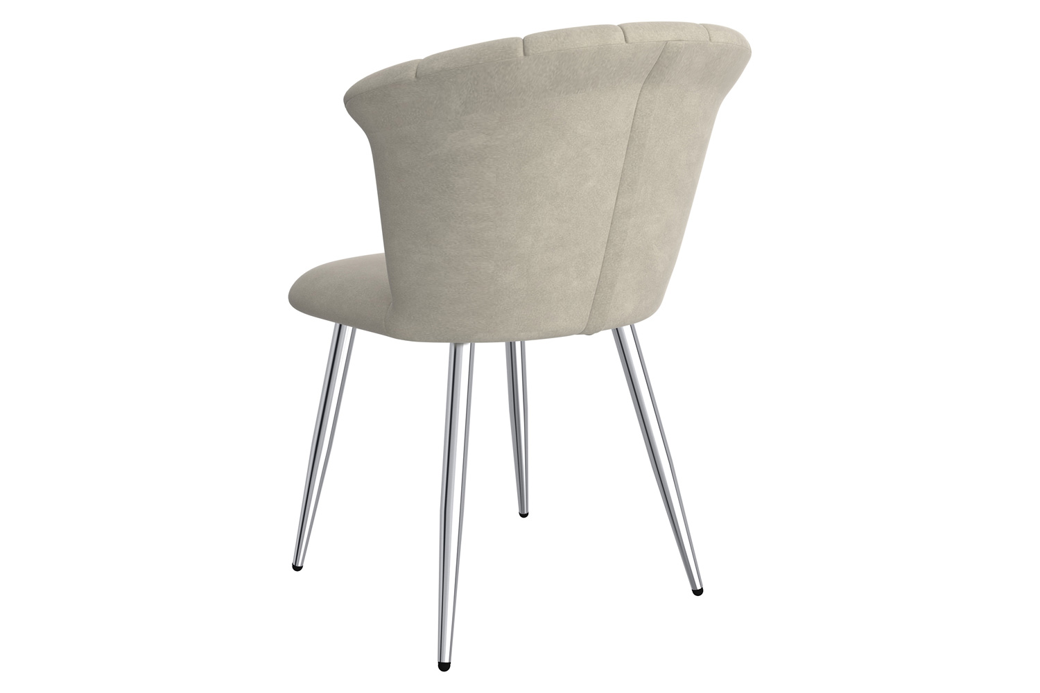 Worldwide™ Orchid Side Chair Set of 2 - Gray/Silver