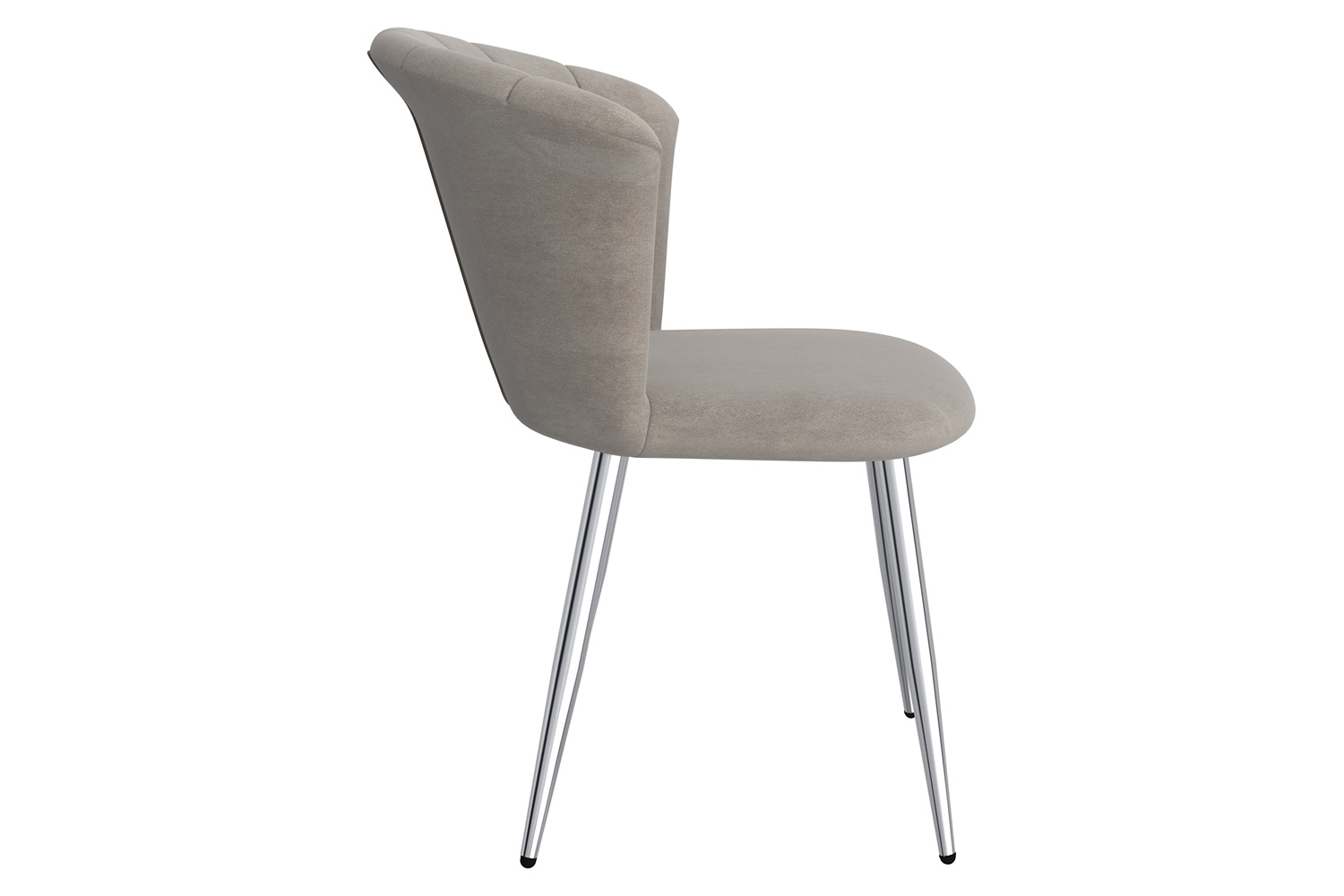 Worldwide™ Orchid Side Chair Set of 2 - Gray/Silver