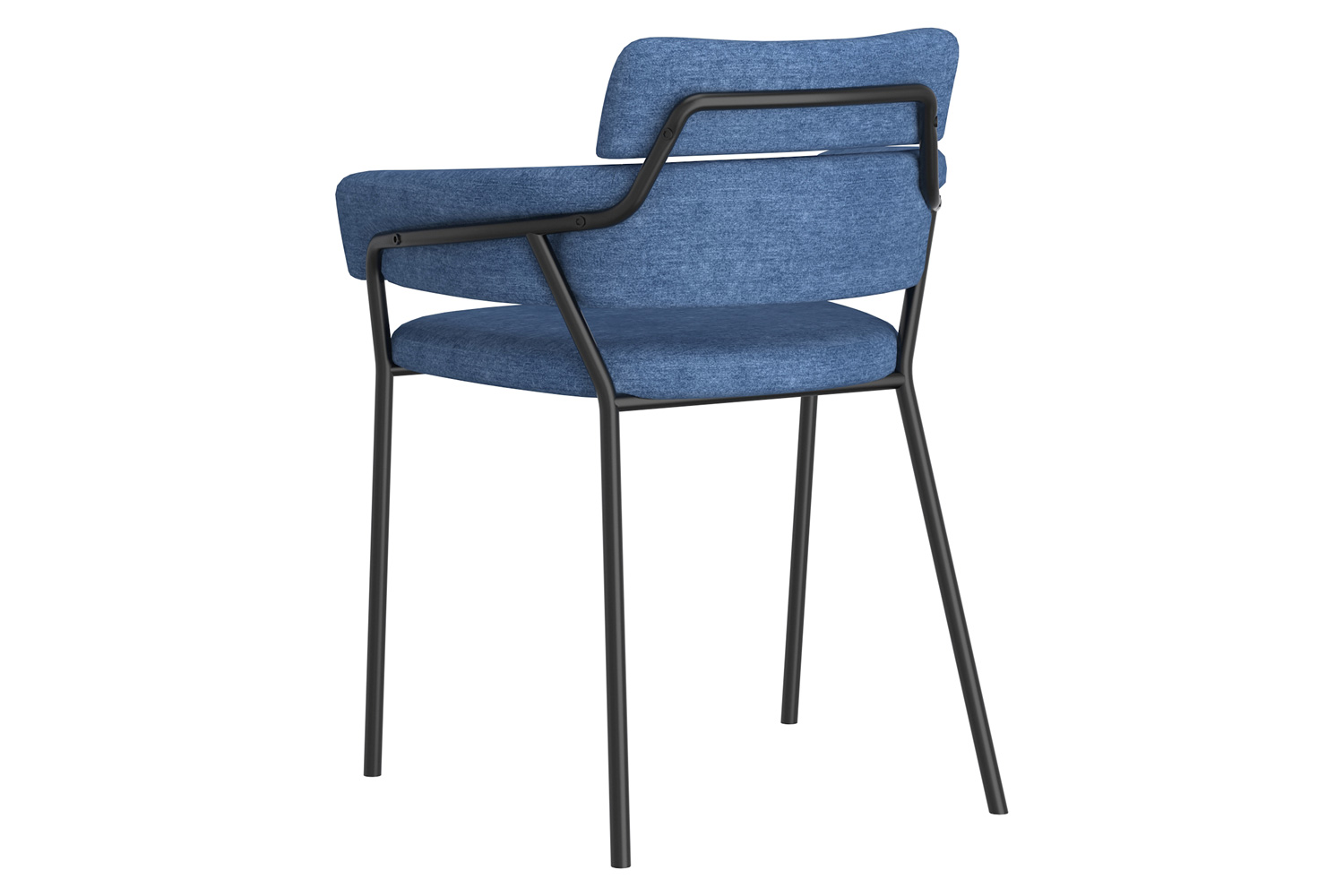 Worldwide Axel Side Chair Set of 2 - Blue/Black