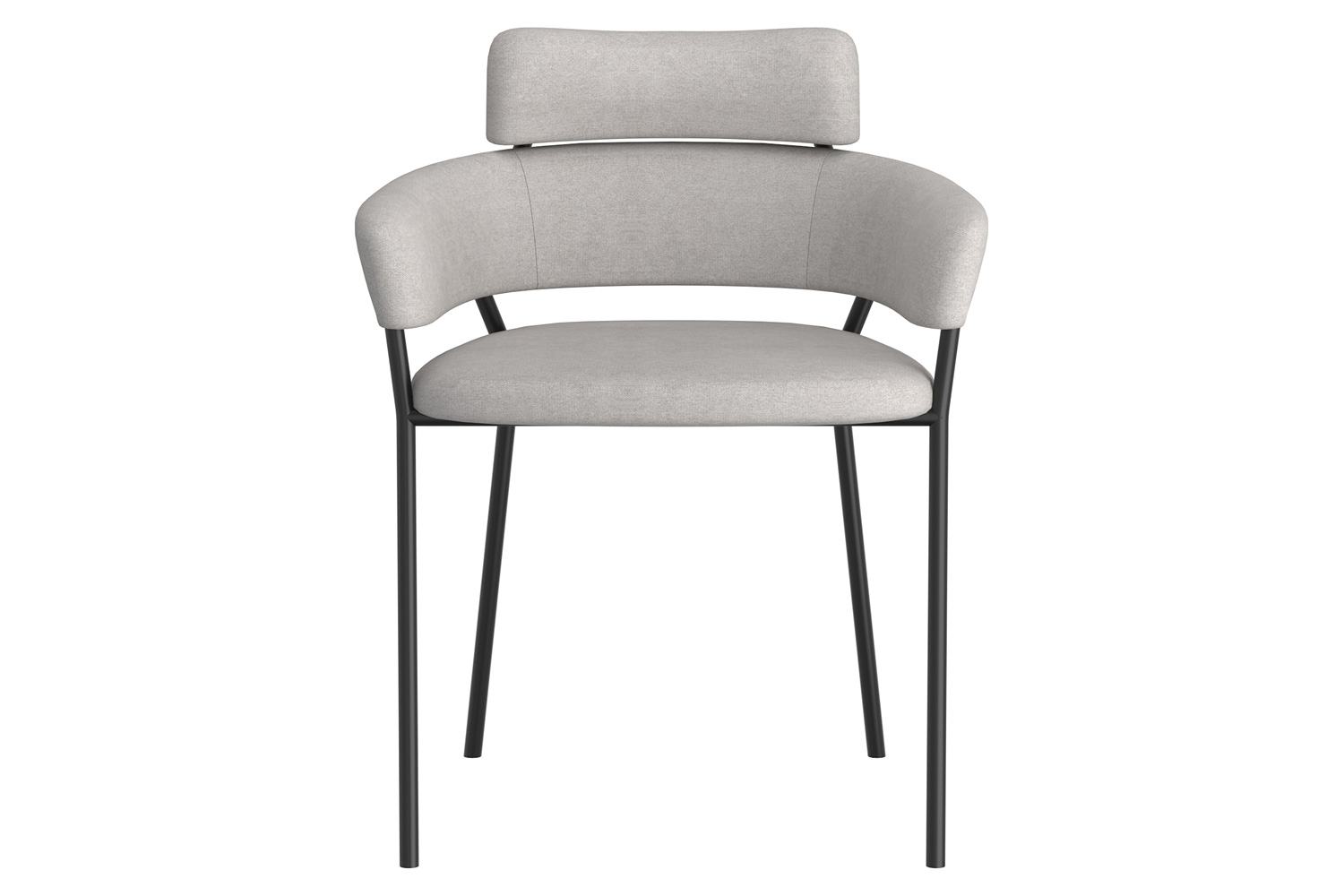 Worldwide Axel Side Chair Set of 2 - Gray/Black