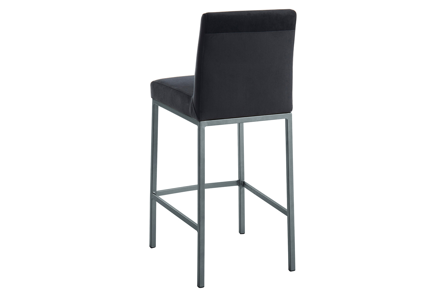 Worldwide Diego 26" Counter Stool Set of 2 - Black/Gray