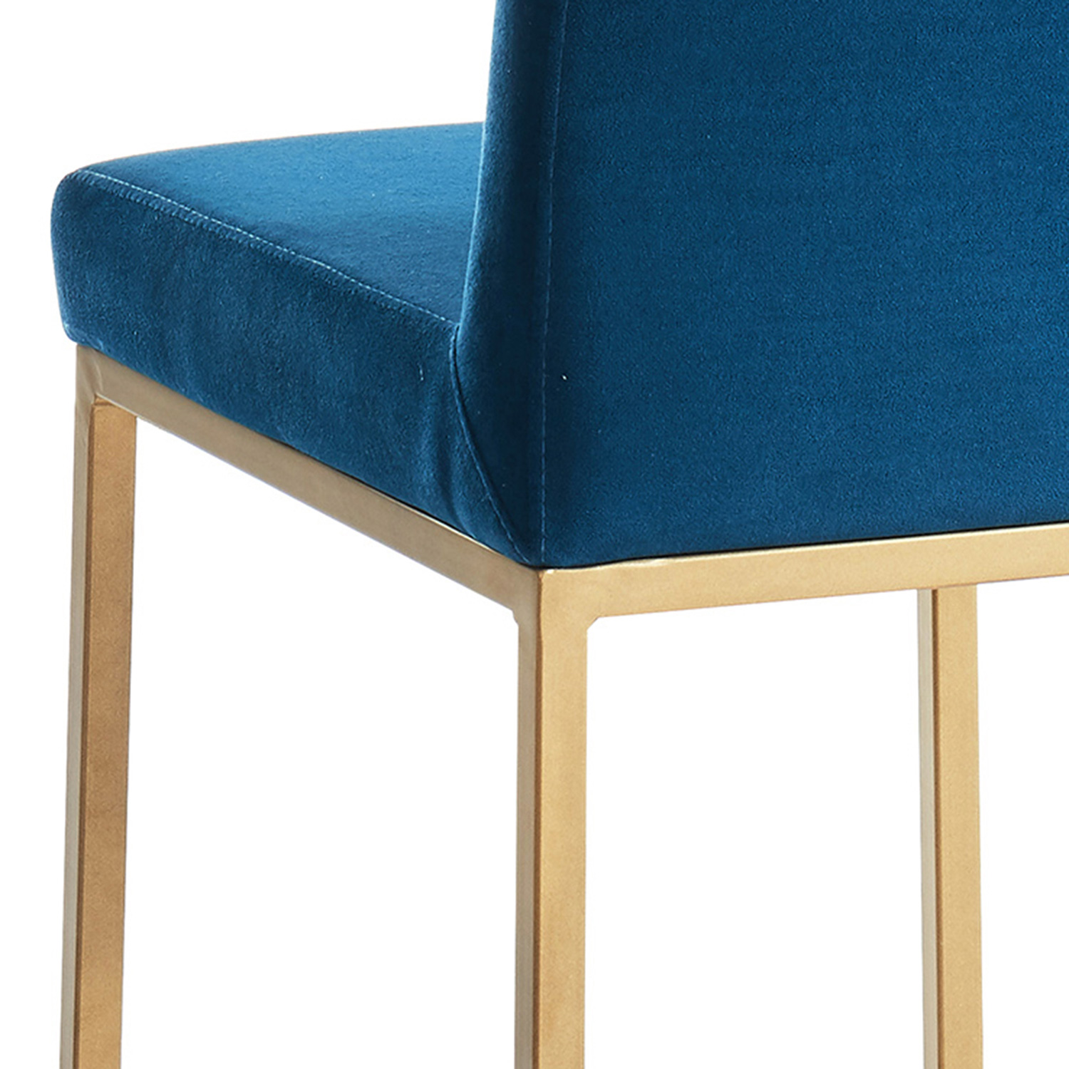 Worldwide™ Diego 26" Counter Stool Set of 2 - Blue/Aged Gold