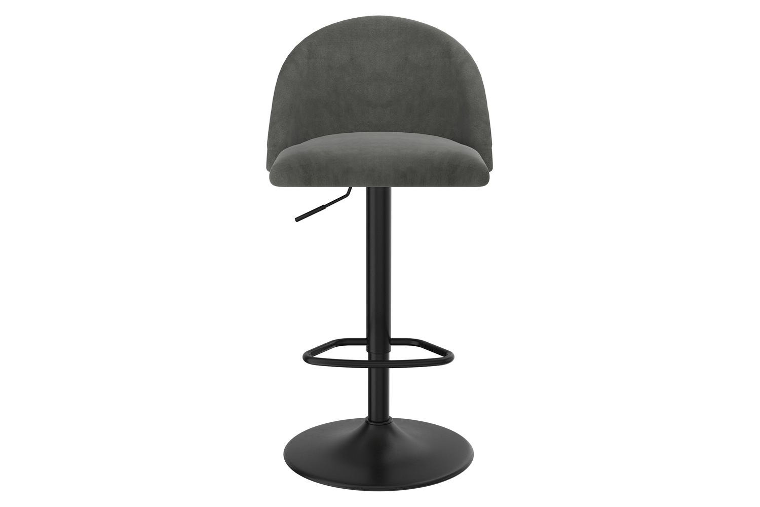 Worldwide Sataro Adjustable Air-Lift Stool - Gray/Black